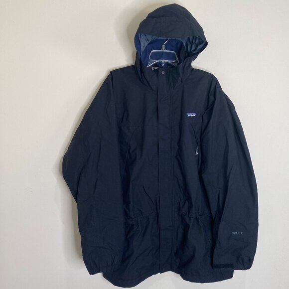 Patagonia Vintage Liquid Sky Jacket Shell Gore-Tex Black L